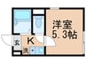 リブ青井 1Kの間取り
