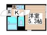 リブ青井 1Kの間取り
