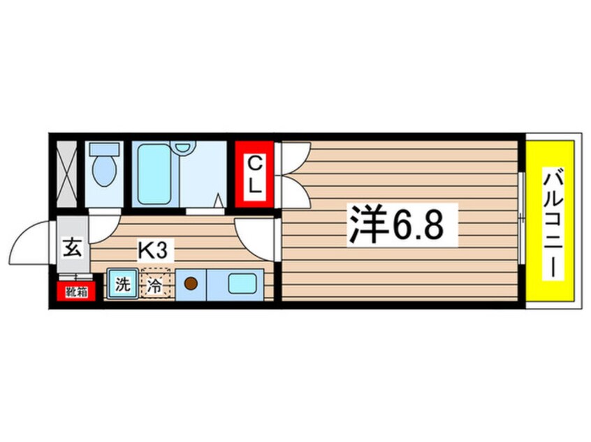 間取図 ビューアイランドOS・Ⅱ