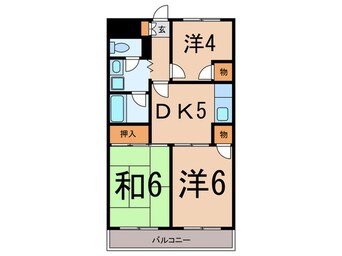 間取図 ラフォ－レ赤塚