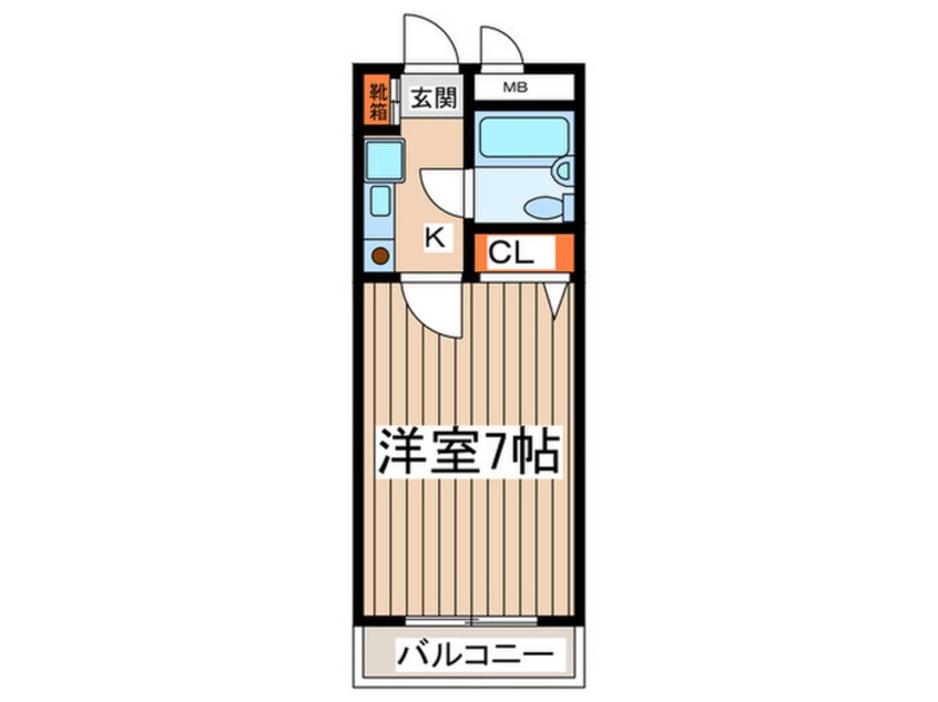 間取図 府中ペガサスビル