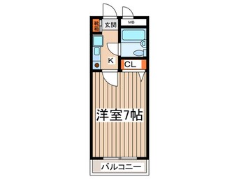 間取図 府中ペガサスビル