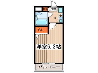 間取図 府中ペガサスビル