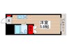 モリマンション 1Rの間取り