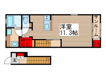 間取図 Ｐｒｉｍａｂｅｌｌｅ