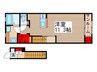 Ｐｒｉｍａｂｅｌｌｅ 1Rの間取り