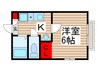 ジュピターＴ＆Ｆ 1Kの間取り