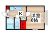 ジュピターＴ＆Ｆ 1Kの間取り