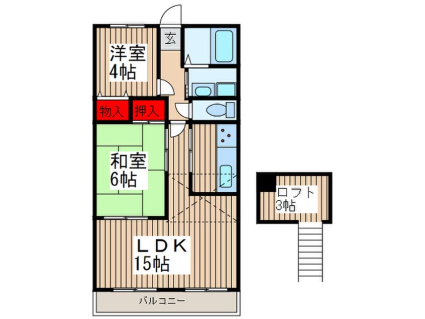 間取図 フォレストバード