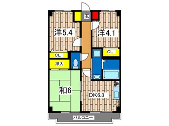 間取図 マンションひかり