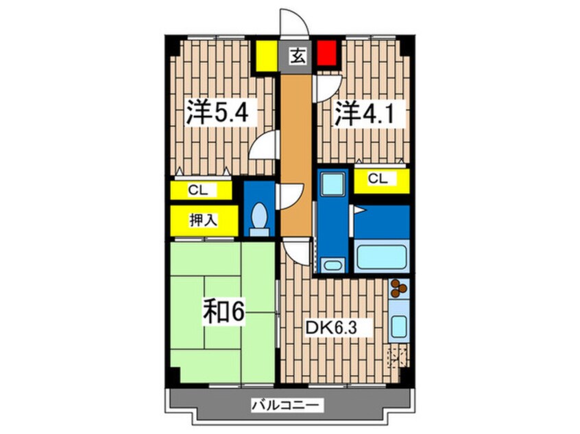 間取図 マンションひかり