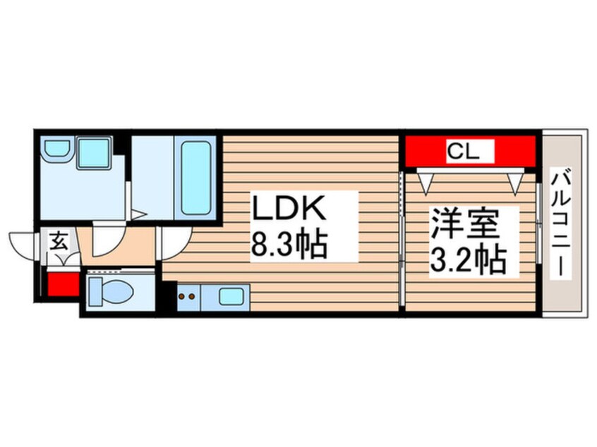 間取図 プレジデンス.Ⅲ