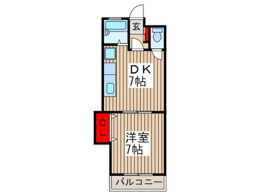 間取図 オークヒルズ原