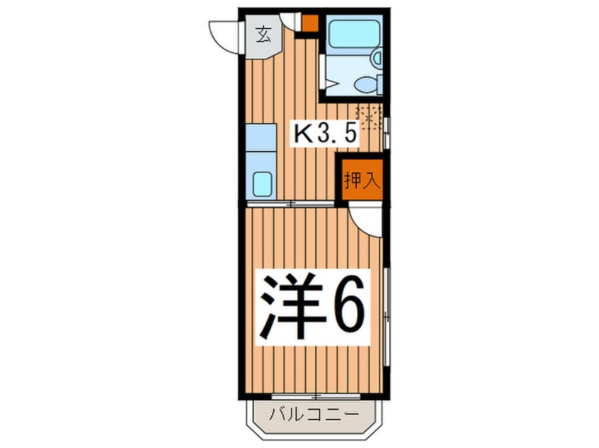 間取図 シャトレ－・キムラ
