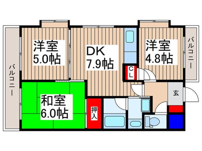 間取り図 風流の丘