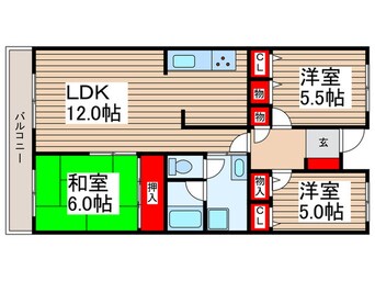 間取図 センチュリーキャニオン