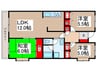 センチュリーキャニオン 3LDKの間取り