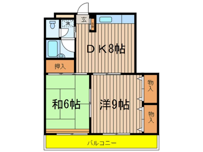 間取図 シテェ・ドルトワール