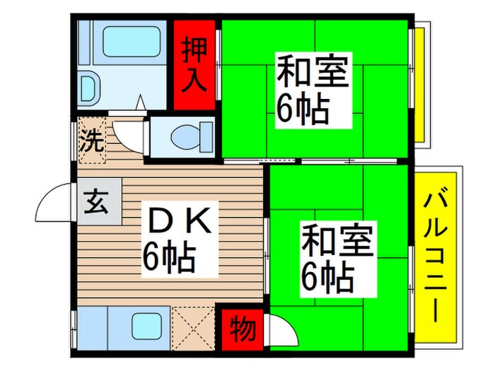 間取り図 サンホ－ム柳沢