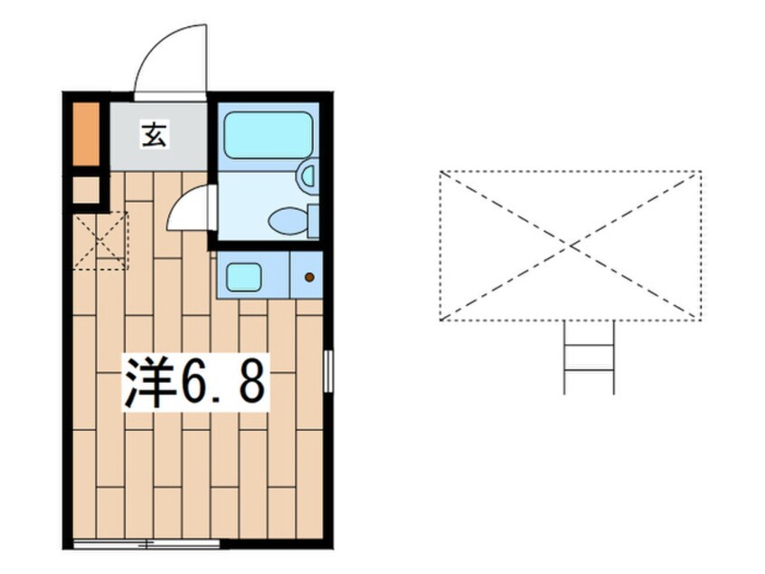 間取図 マ－ブルコ－ト横須賀