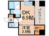 ＳＹＦＯＲＭＥ木場Ⅱ 1DKの間取り