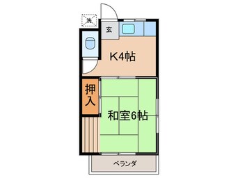 間取図 ちとせ荘