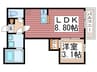 Ｂｅｓｔ Ｓｔａｇｅ三郷中央 1LDKの間取り