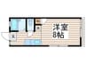 ソフィアハイム 1Rの間取り