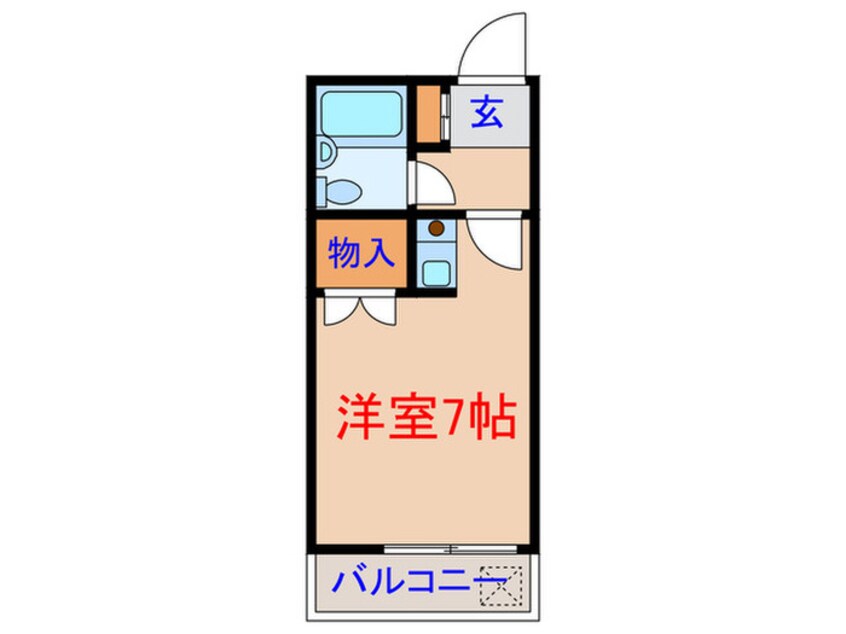 間取図 岩崎ハイム