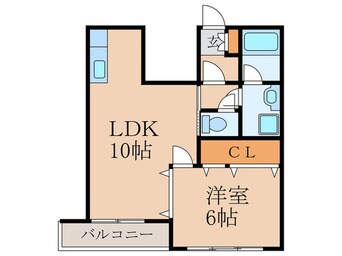 間取図 ベルシャンテ南長崎