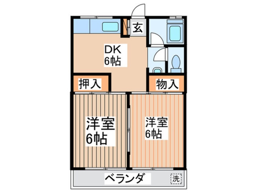 間取図 メゾン東大和