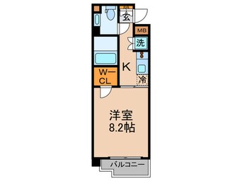 間取図 カスタリア大森Ⅲ