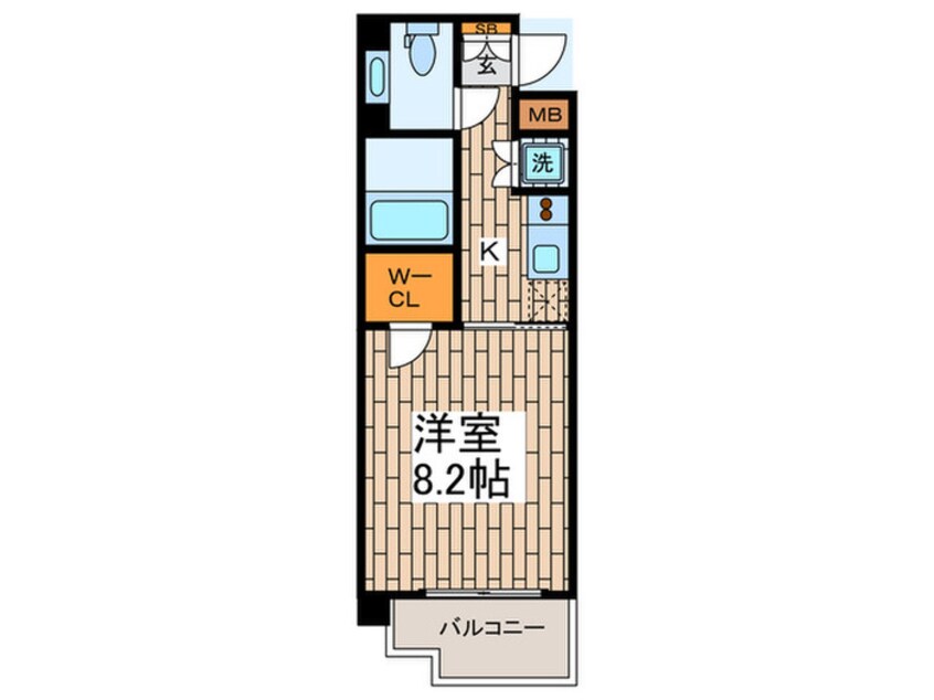 間取図 カスタリア大森Ⅲ