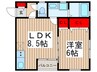 Koedo　Residence 1LDKの間取り