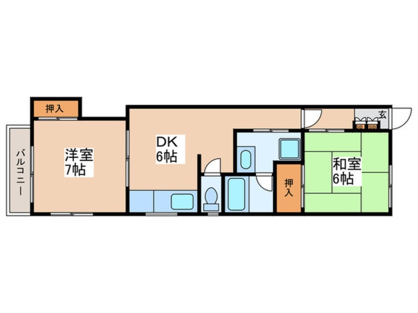 間取図 コ－ポ橋本