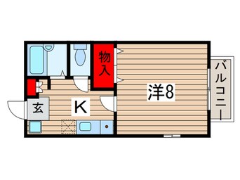 間取図 ドエル穴川