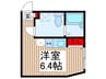 ヴィラート新柴又 1Rの間取り