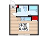 ヴィラート新柴又 1Rの間取り