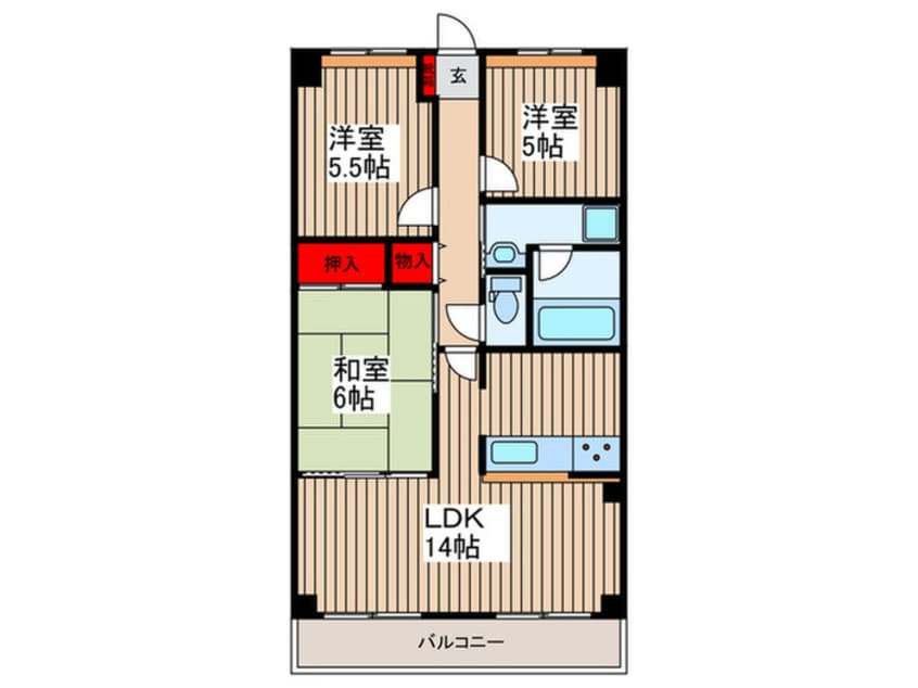間取図 七里ガーデン