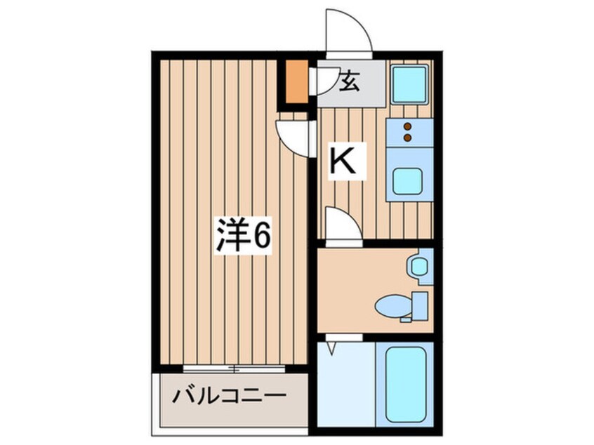 間取図 仮)アザーレ･バモス向ヶ丘遊園