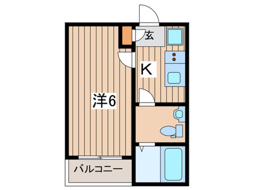 間取図 仮)アザーレ･バモス向ヶ丘遊園