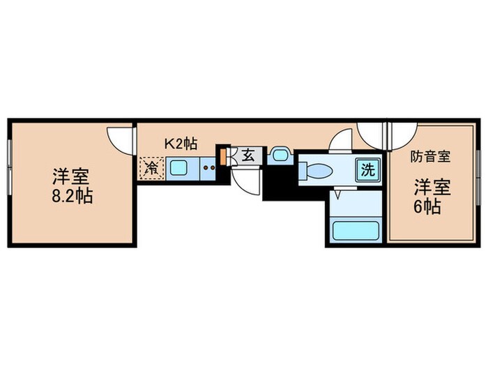 間取り図 de-Zay茅場町