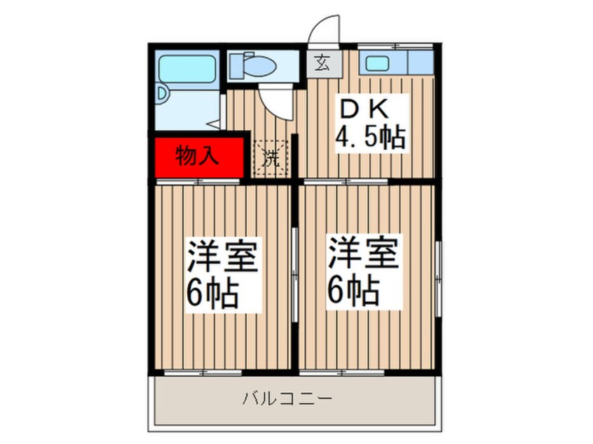 間取図 河村ハイツ