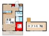 ｳｯﾄﾞﾏﾝｼｮﾝ和光ｳﾞｨﾚｯｼﾞC棟 1Rの間取り