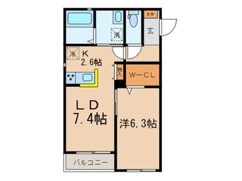 間取図 Ｒ＆ＪⅢ