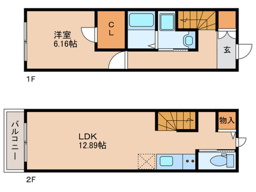 間取図 ウエストテラス