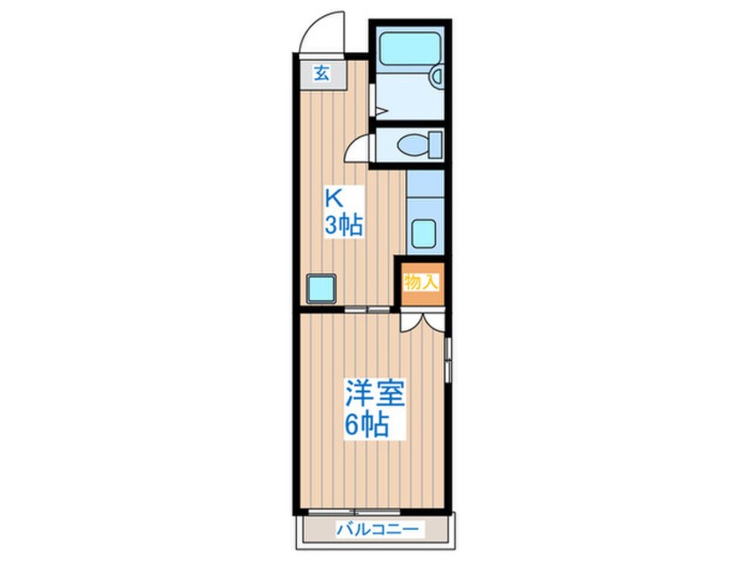 間取図 シャンブル北烏山