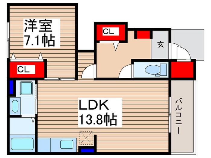 間取り図 ﾎﾞﾅｰﾙⅡ