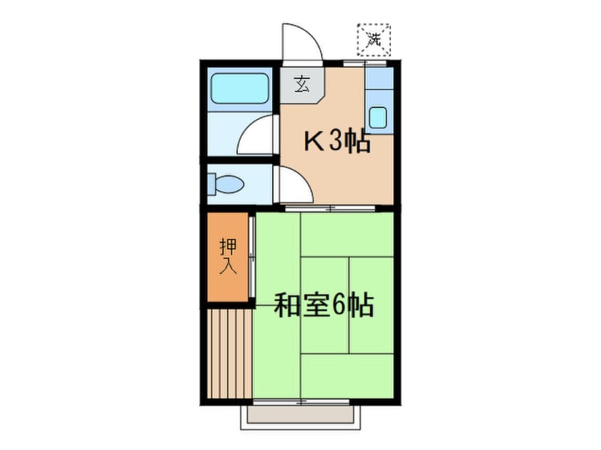 間取図 エコーハイムＢ棟