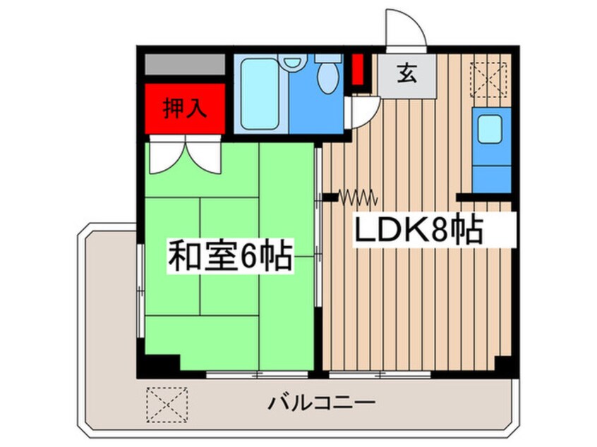 間取図 シャト－ル上青木